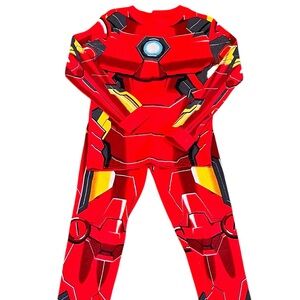 Disney Store Marvel Boy’s Iron Man Long Pajamas, Size 7